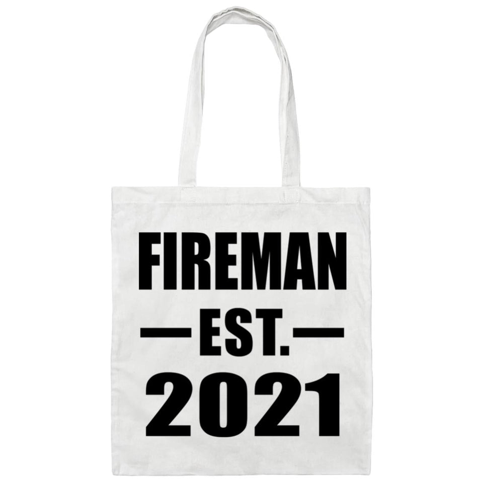 Fireman Established EST. 2021 - Tote Bag White