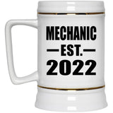 Mechanic Established EST. 2022 - Beer Stein