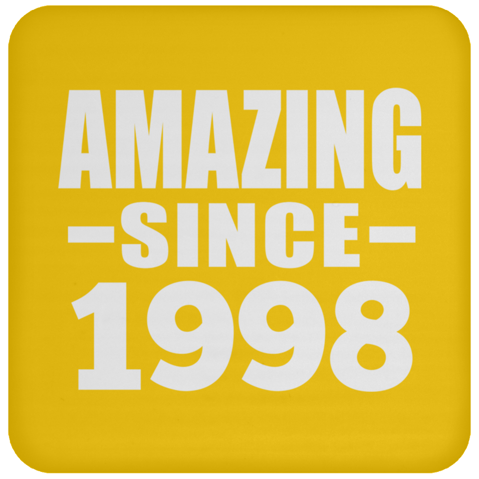 26th Birthday Amazing Since 1998 - Drink Coaster