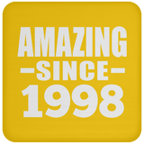 26th Birthday Amazing Since 1998 - Drink Coaster