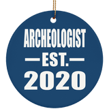 Archeologist Established EST. 2020 - Circle Ornament