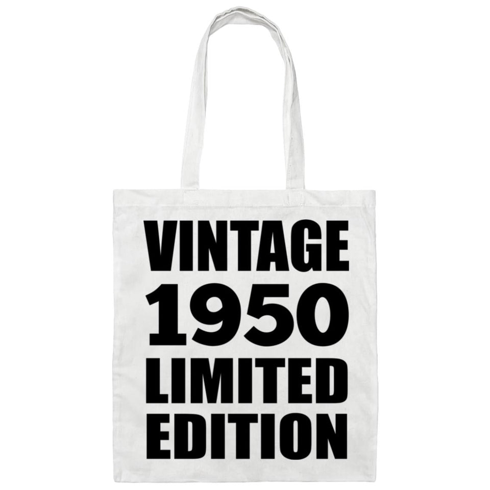 74th Birthday Vintage 1950 Limited Edition - Tote Bag White
