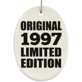 27th Birthday Original 1997 Limited Edition - Oval Ornament