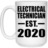 Electrical Technician Established EST. 2020 - 15oz Coffee Mug