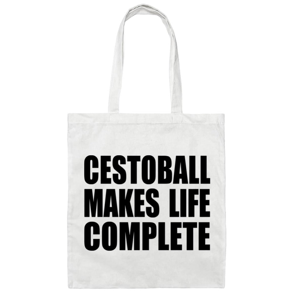 Cestoball Makes Life Complete - Tote Bag White