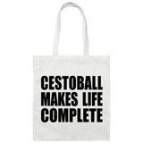 Cestoball Makes Life Complete - Tote Bag White