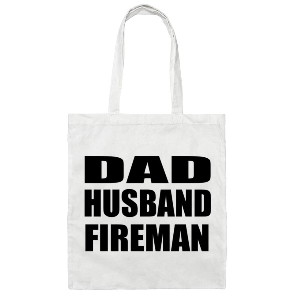 Dad Husband Fireman - Tote Bag White