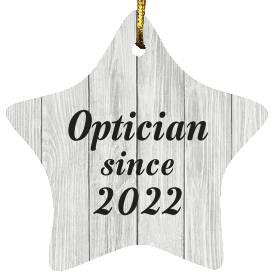 Optician Since 2022 - Star Ornament F