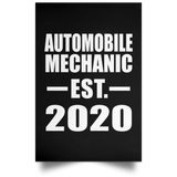 Automobile Mechanic Established EST. 2020 - Poster Portrait