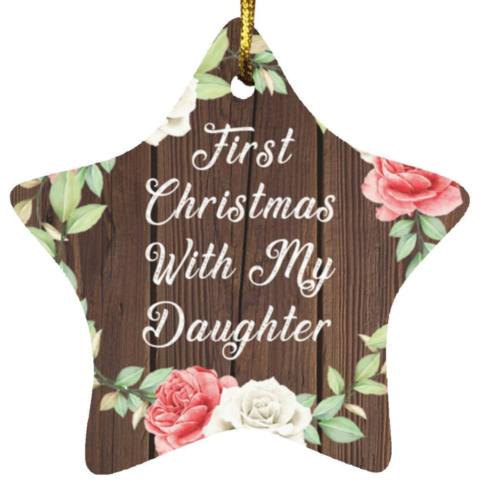 First Christmas With My Daughter - Star Ornament A