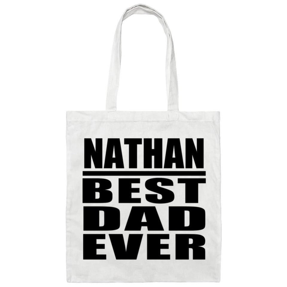 Nathan Best Dad Ever - Tote Bag White