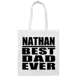 Nathan Best Dad Ever - Tote Bag White
