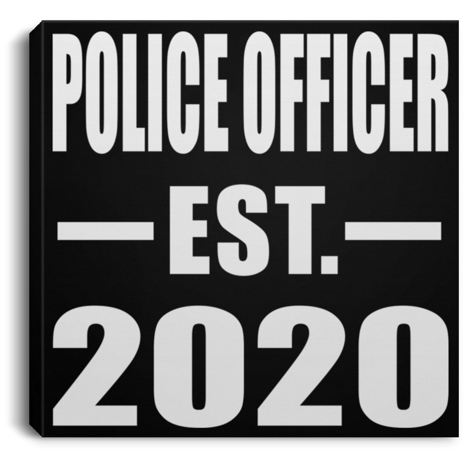 Police Officer Established EST. 2020 - Canvas Square