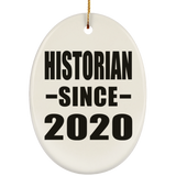 Historian Since 2020 - Oval Ornament