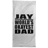 Jay World's Okayest Dad - Hand Towel