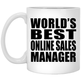 World's Best Online Sales Manager - 11 Oz Coffee Mug