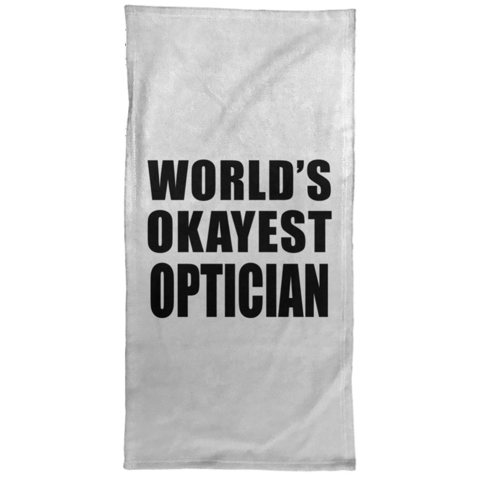 World's Okayest Optician - Hand Towel