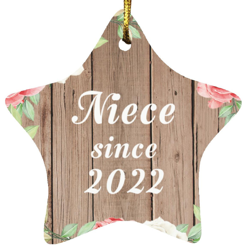 Niece Since 2022 - Star Ornament B