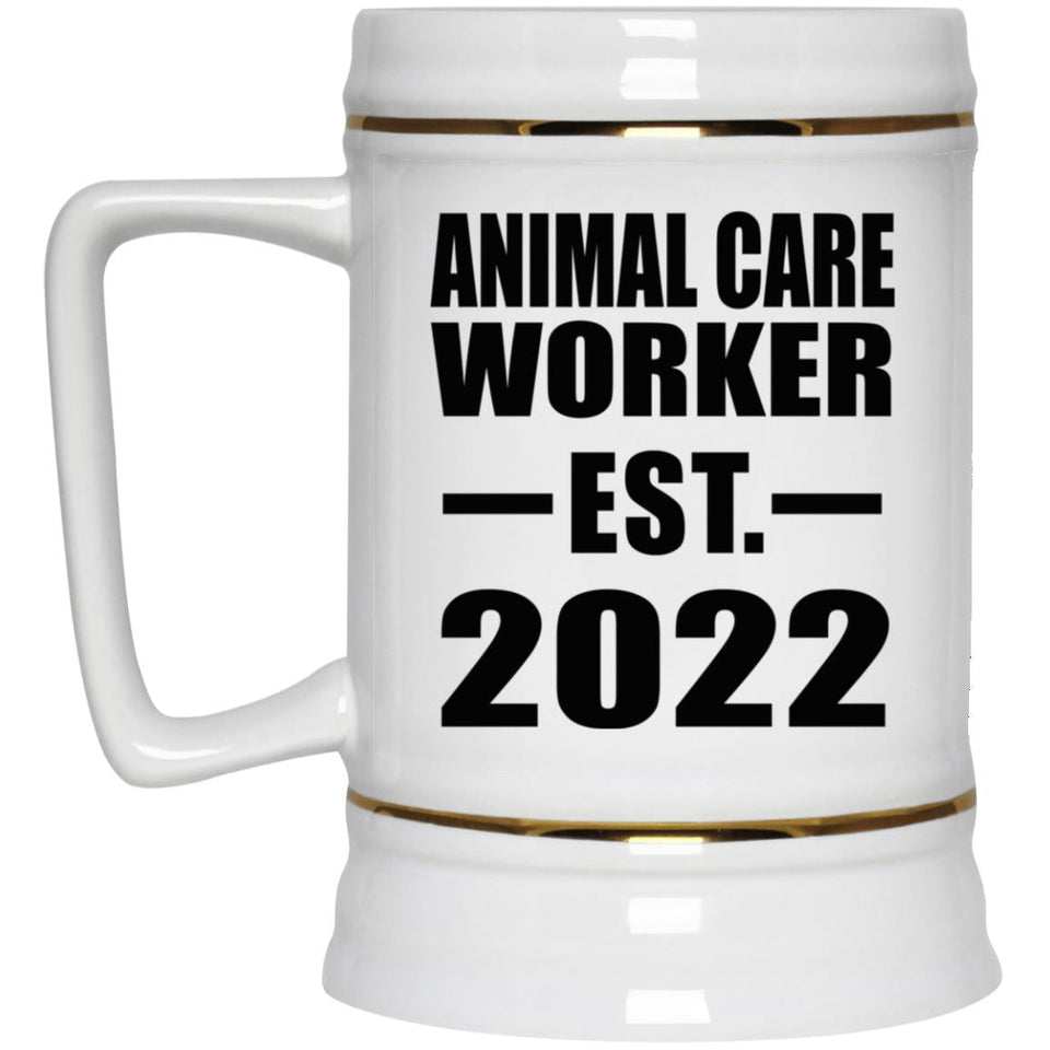Animal Care Worker Established EST. 2022 - Beer Stein