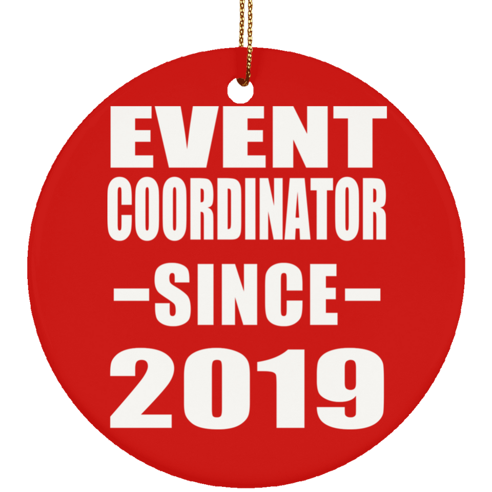 Event Coordinator Since 2019 - Circle Ornament
