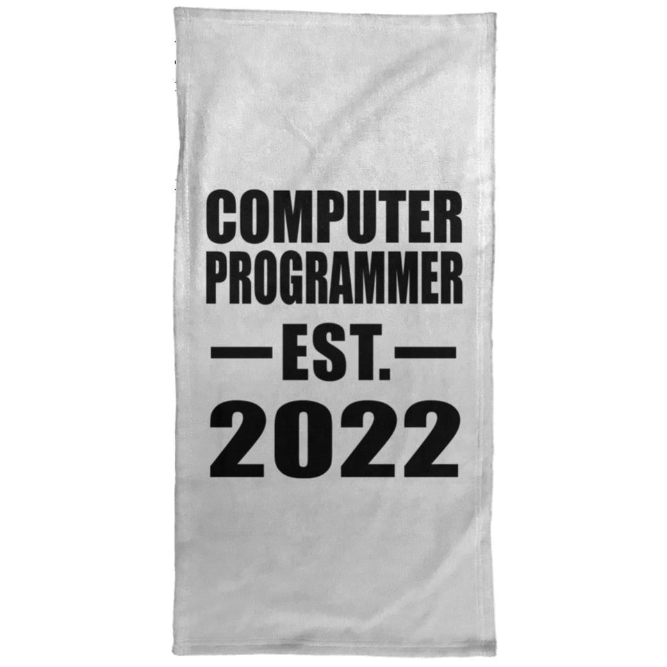 Computer Programmer Established EST. 2022 - Hand Towel