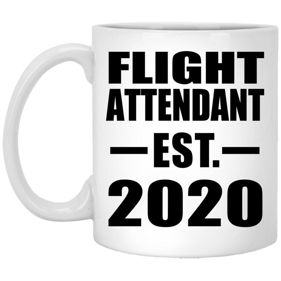 Flight Attendant Established EST. 2020 - 11oz Coffee Mug