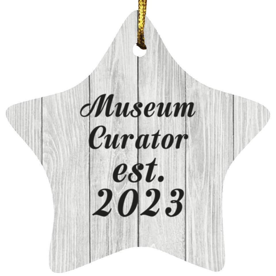 Museum Curator Established Est. 2023 - Star Ornament F