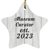 Museum Curator Established Est. 2023 - Star Ornament F
