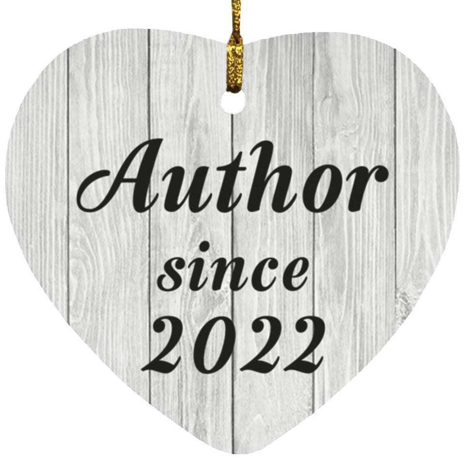 Author Since 2022 - Heart Ornament F