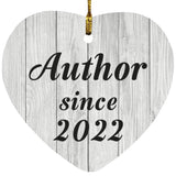 Author Since 2022 - Heart Ornament F