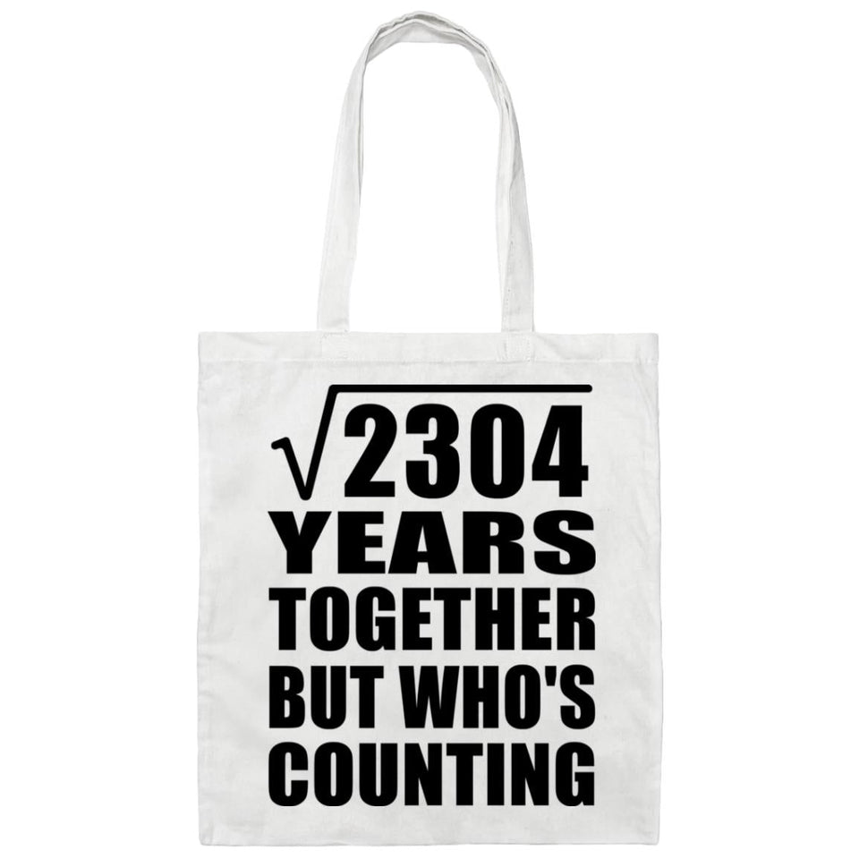 48th Anniversary Square Root of 2304 Years Who's Counting - Tote Bag White