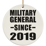 Military General Since 2019 - Circle Ornament