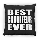Best Chauffeur Ever - Throw Pillow Black