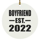 Boyfriend Established EST. 2022 - Circle Ornament