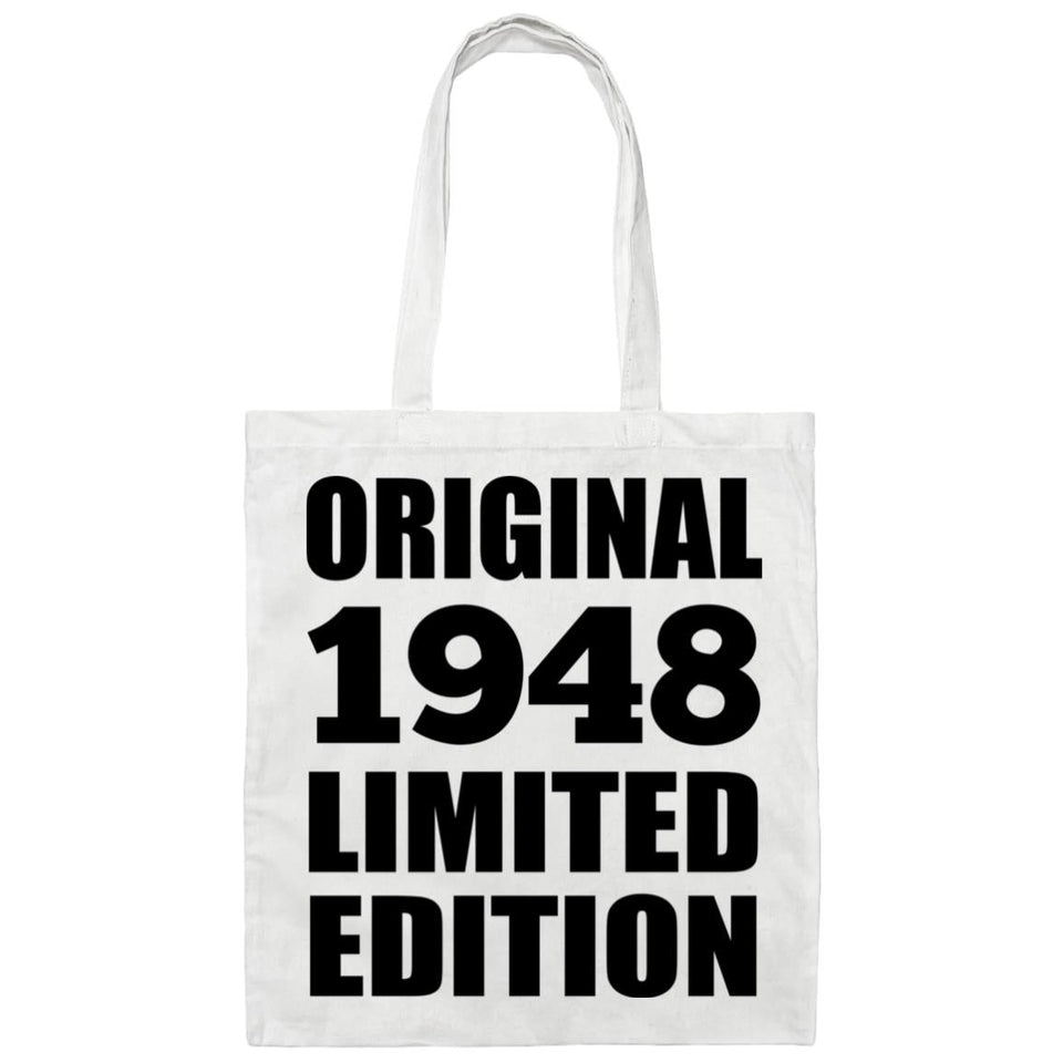 76th Birthday Original 1948 Limited Edition - Tote Bag White