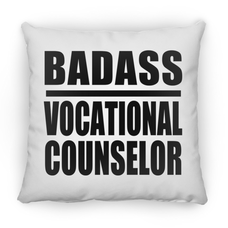 Badass Vocational Counselor - Throw Pillow