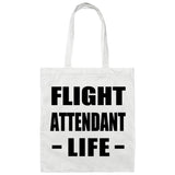 Flight Attendant Life - Tote Bag White