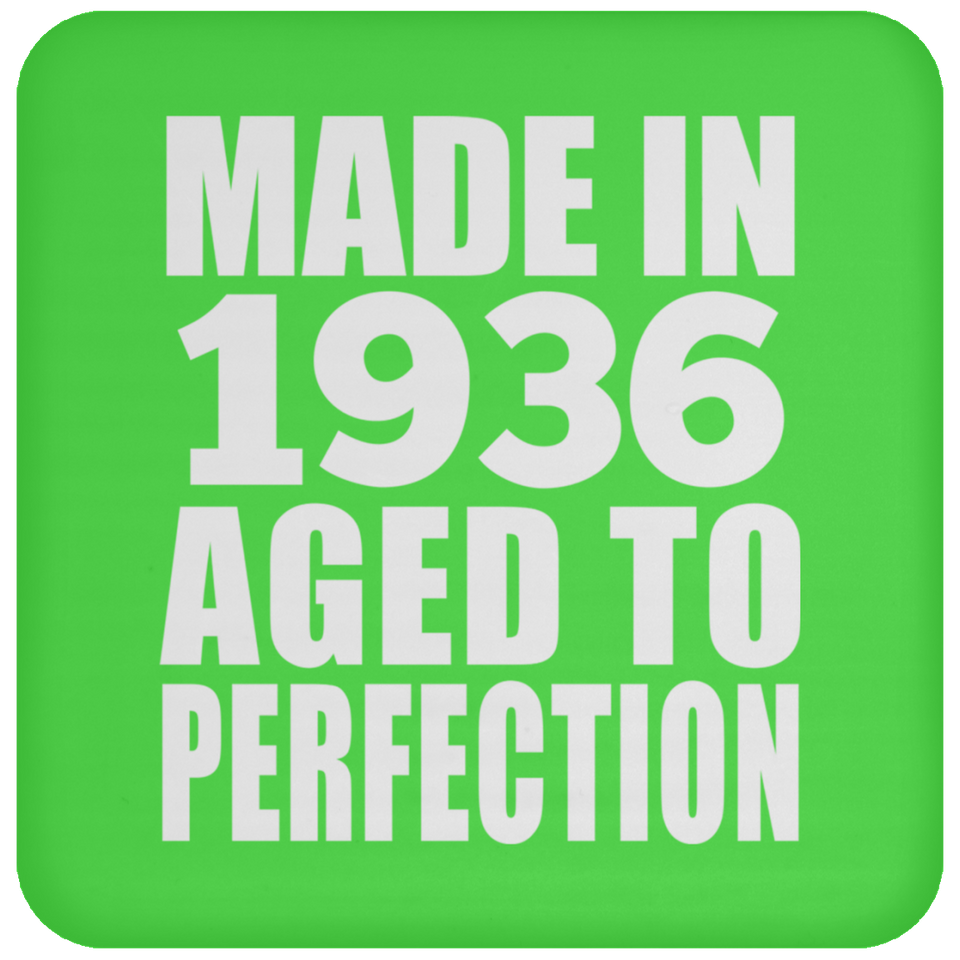 88th Birthday Made In 1936 Aged to Perfection - Drink Coaster