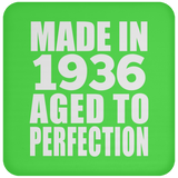 88th Birthday Made In 1936 Aged to Perfection - Drink Coaster