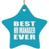Best HR Manager Ever - Star Ornament