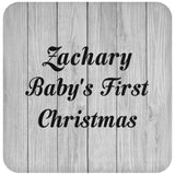 Zachary Baby's First Christmas - Drink Coaster F