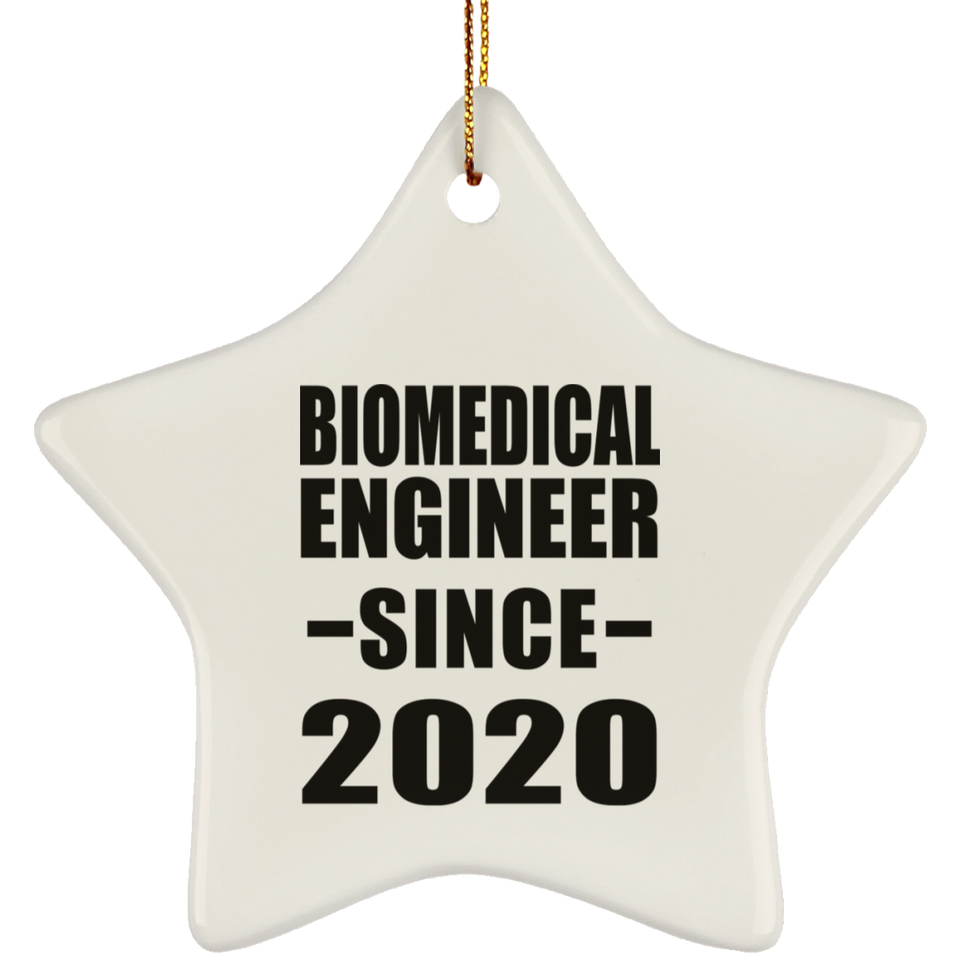 Biomedical Engineer Since 2020 - Star Ornament