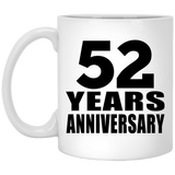 52nd Anniversary 52 Years - 11 Oz Coffee Mug