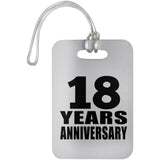 18th Anniversary 18 Years Anniversary - Luggage Bag Tag