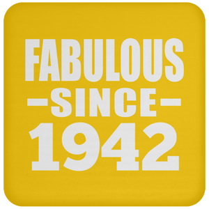 82nd Birthday Fabulous Since 1942 - Drink Coaster