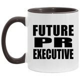 Future PR Executive - 11oz Accent Mug Black