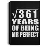19th Anniversary Square Root of 361 Years of Mr Perfect - Canvas Portrait