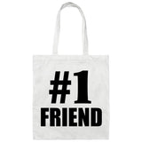 Number One #1 Friend - Tote Bag White