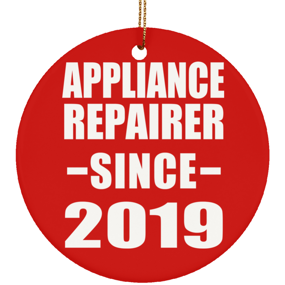 Appliance Repairer Since 2019 - Circle Ornament