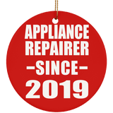 Appliance Repairer Since 2019 - Circle Ornament